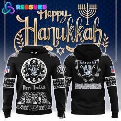 Las Vegas Raiders NFL Hanukkah Holiday Hoodie