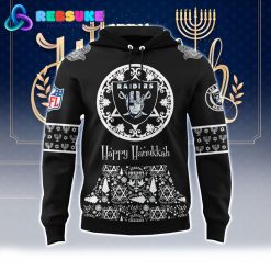 Las Vegas Raiders NFL Hanukkah Holiday Hoodie