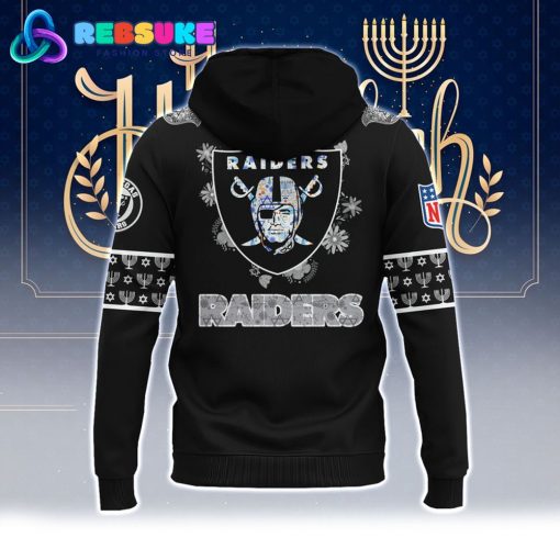 Las Vegas Raiders NFL Hanukkah Holiday Hoodie