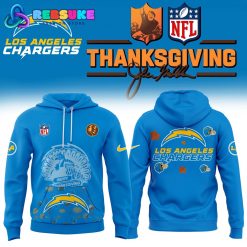 Los Angeles Chargers 2024 Thanksgiving Day John Madden Patch Hoodie