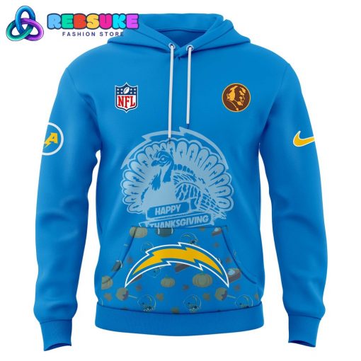 Los Angeles Chargers 2024 Thanksgiving Day John Madden Patch Hoodie