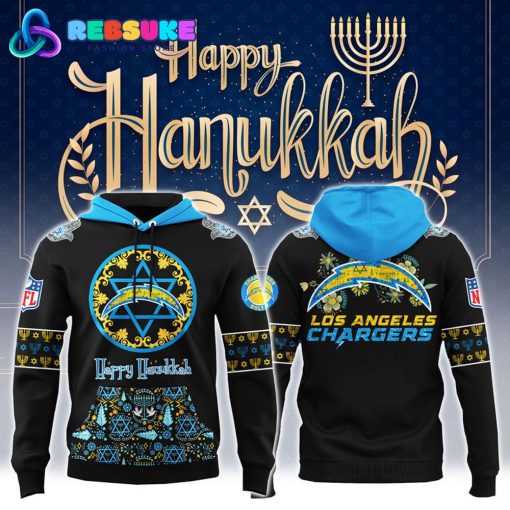 Los Angeles Chargers NFL Hanukkah Holiday Hoodie