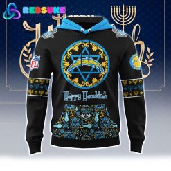 Los Angeles Chargers NFL Hanukkah Holiday Hoodie