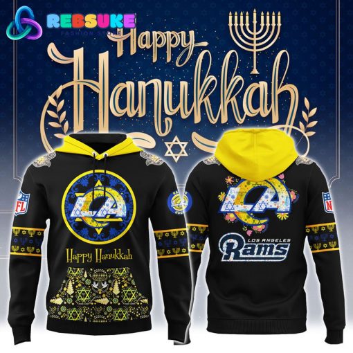 Los Angeles Rams NFL Hanukkah Holiday Hoodie