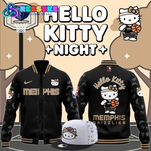 Memphis Grizzlies x Hello Kitty Night 2024 Baseball Jacket