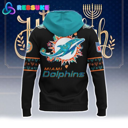 Miami Dolphins NFL Hanukkah Holiday Hoodie