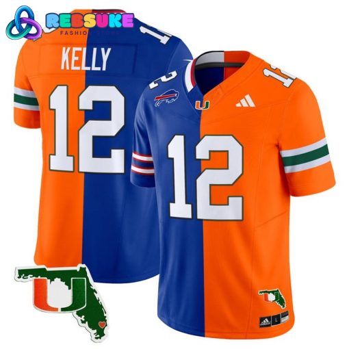 Miami Hurricanes x Buffalo Bills 2025 Football Jersey