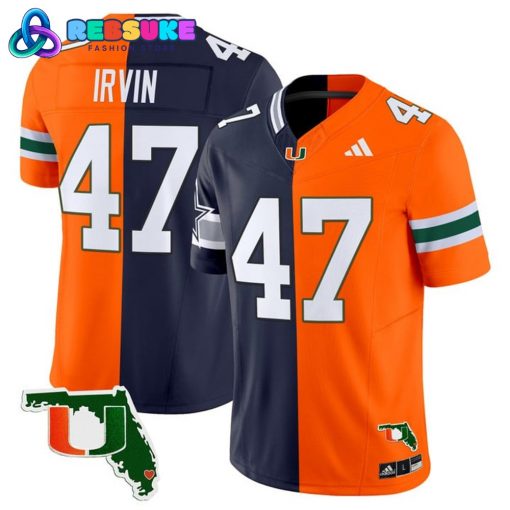 Miami Hurricanes x Dallas Cowboys 2025 Football Jersey