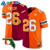 Miami Hurricanes x Cleveland Browns 2025 Football Jersey