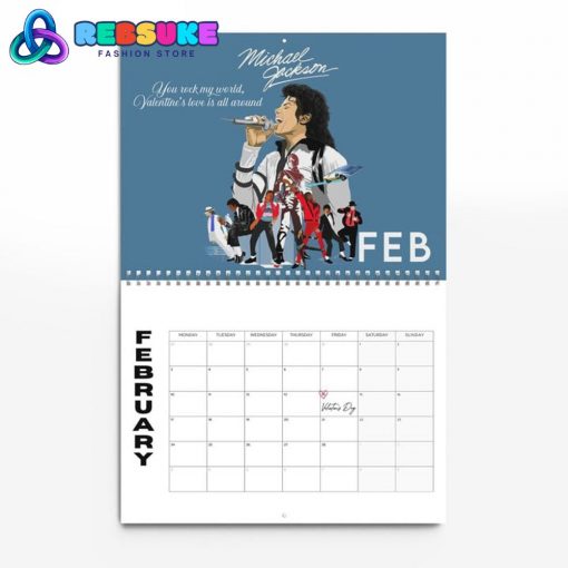 Michael Jackson New Year 2025 Wall Hanging Calendar