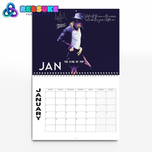 Michael Jackson New Year 2025 Wall Hanging Calendar