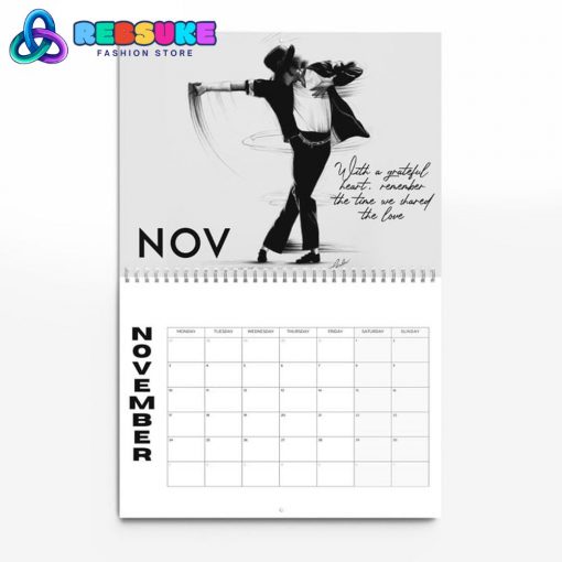 Michael Jackson New Year 2025 Wall Hanging Calendar