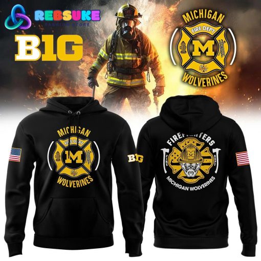 Michigan Wolverines x Firefighter Appreciation Hoodie