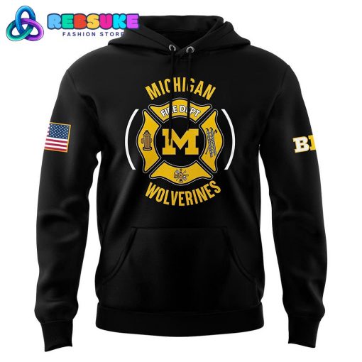 Michigan Wolverines x Firefighter Appreciation Hoodie