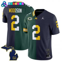 Michigan Wolverines x Green Bay Packers 2025 Football Jersey