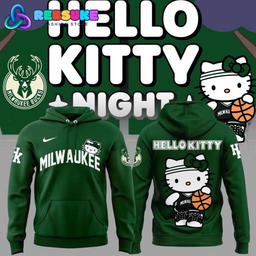 Milwaukee Bucks x Hello Kitty Hoodie 2024