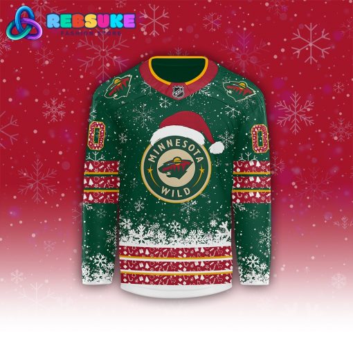 Minnesota Wild 2024 NHL Merry Christmas Premium Hockey Jersey