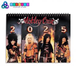 Mtley Cre New Year 2025 Wall Hanging Calendar