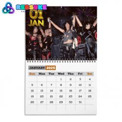 Mtley Cre New Year 2025 Wall Hanging Calendar