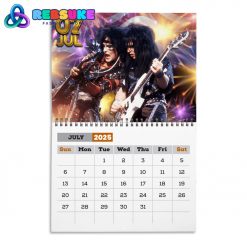 Mtley Cre New Year 2025 Wall Hanging Calendar