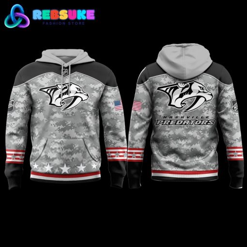 Nashville Predators 2024 Military Appreciation Hoodie Set