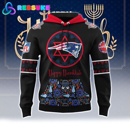 New England Patriots NFL Hanukkah Holiday Hoodie