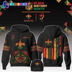 New Orleans Saints NFL Black History Month Hoodie Set