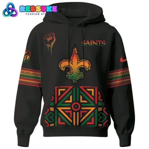 New Orleans Saints NFL Black History Month Hoodie Set