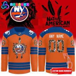 New York Islanders x 2024 NHL Native American Heritage Month Hockey Jersey