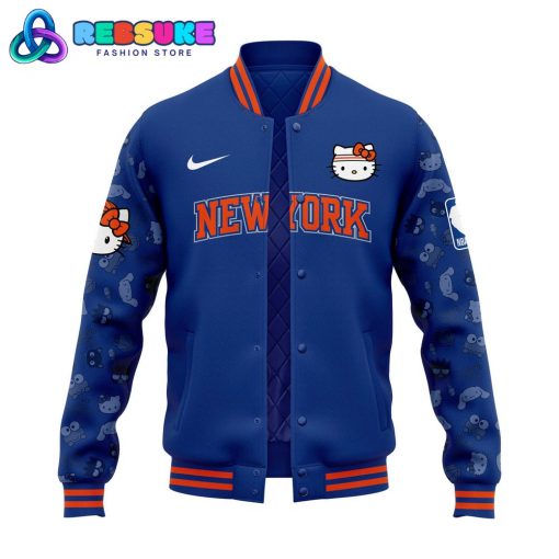 New York Knicks x Hello Kitty Night 2024 Baseball Jacket