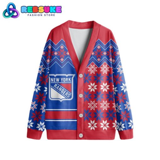 New York Rangers NHL Special Ugly Christmas Cardigan