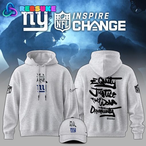 New York Giants NFL Inspire Change Hoodie, Cap