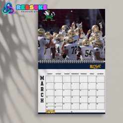 Notre Dame Football New Year 2025 Wall Hanging Calendar