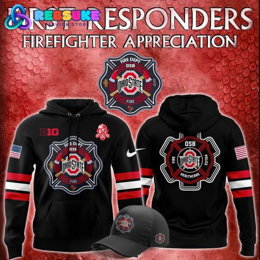 Ohio State Buckeyes x 2024 Firefighter Appreciation Night Hoodie Set