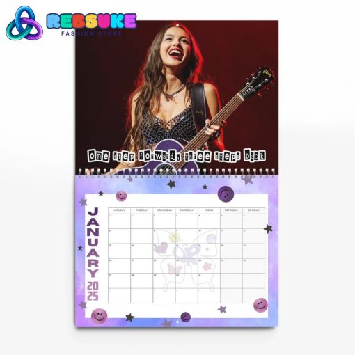 Olivia Rodrigo New Year 2025 Wall Hanging Calendar