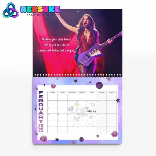 Olivia Rodrigo New Year 2025 Wall Hanging Calendar