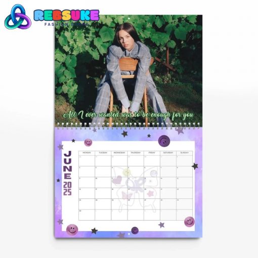 Olivia Rodrigo New Year 2025 Wall Hanging Calendar