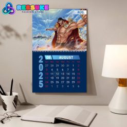 One Piece New Year 2025 Wall Hanging Calendar