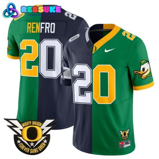 Oregon Ducks x Dallas Cowboys 2025 Football Jersey