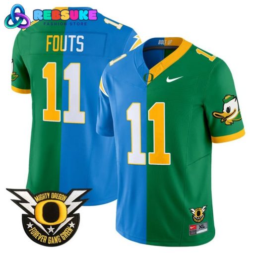 Oregon Ducks x Los Angeles Chargers 2025 Football Jersey