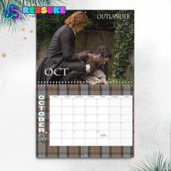 Outlander TV Series New Year 2025 Wall Hanging Calendar