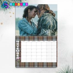 Outlander TV Series New Year 2025 Wall Hanging Calendar