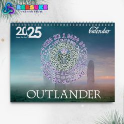 Outlander TV Series New Year 2025 Wall Hanging Calendar