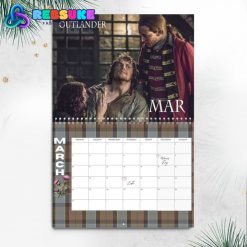 Outlander TV Series New Year 2025 Wall Hanging Calendar