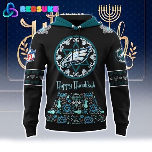 Philadelphia Eagles NFL Hanukkah Holiday Hoodie