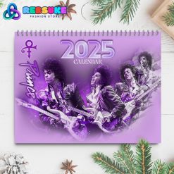 Prince American Singer New Year 2025 Wall Hanging Calendar For Fan