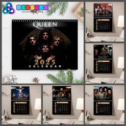 Queen Band New Year 2025 Wall Hanging Calendar