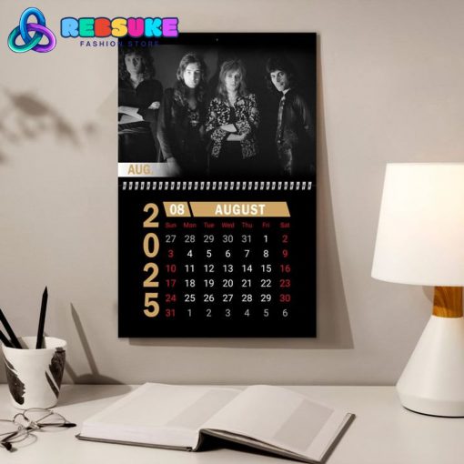 Queen Band New Year 2025 Wall Hanging Calendar