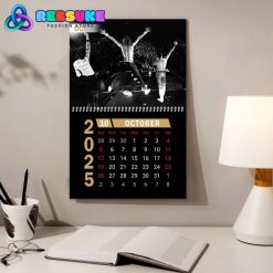 Queen Band New Year 2025 Wall Hanging Calendar