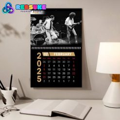 Queen Band New Year 2025 Wall Hanging Calendar